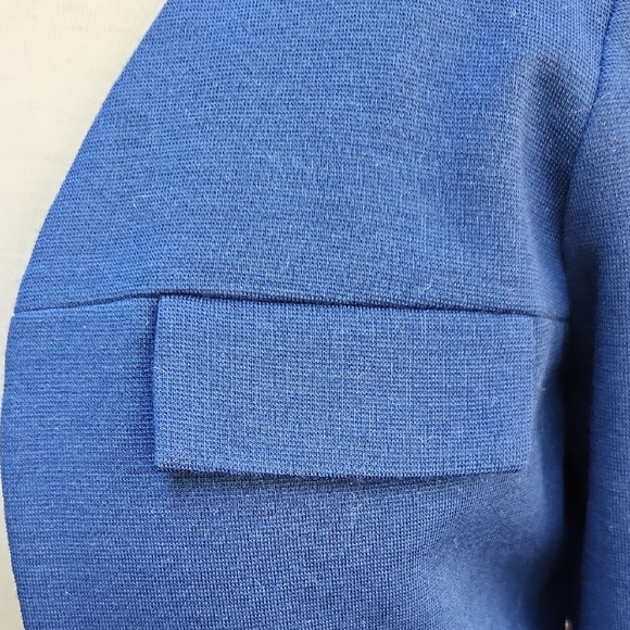 Vintage Women's Blue Blazer Knits By CAMELON - Picture 2 of 14